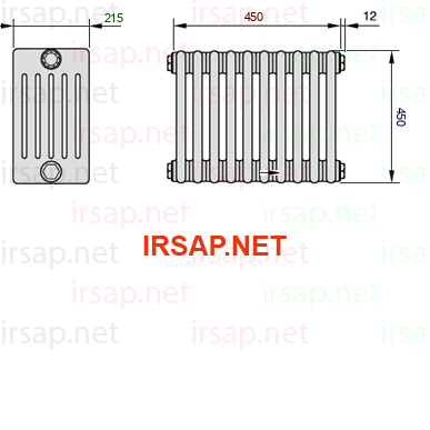 Радиатор IRSAP Tesi 60450/10 T14 CL 01